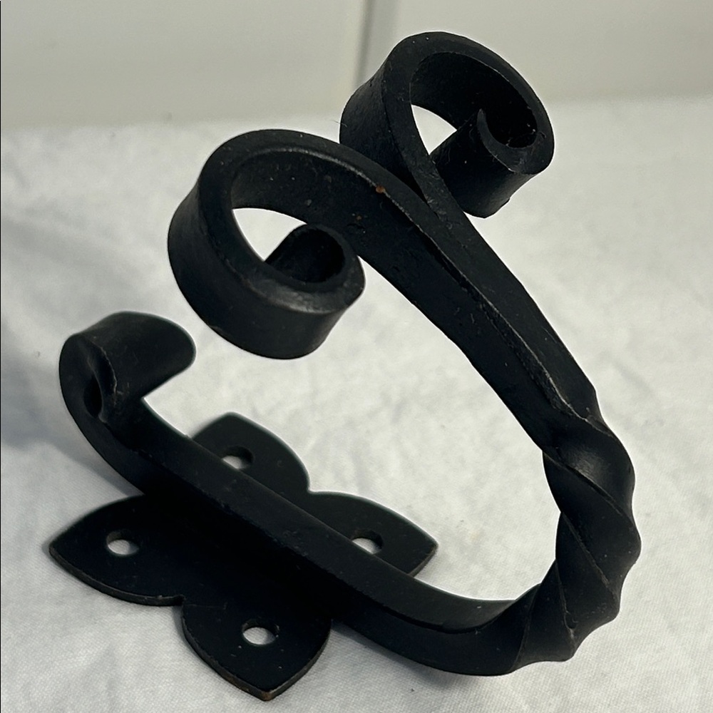 Vintage Wall Hook Black Decorative metal Classic Scroll Design door hanging